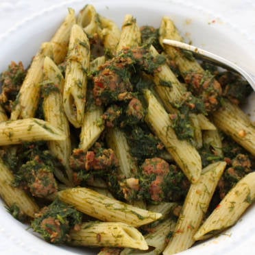 Penne with Wild Fennel and Sausage